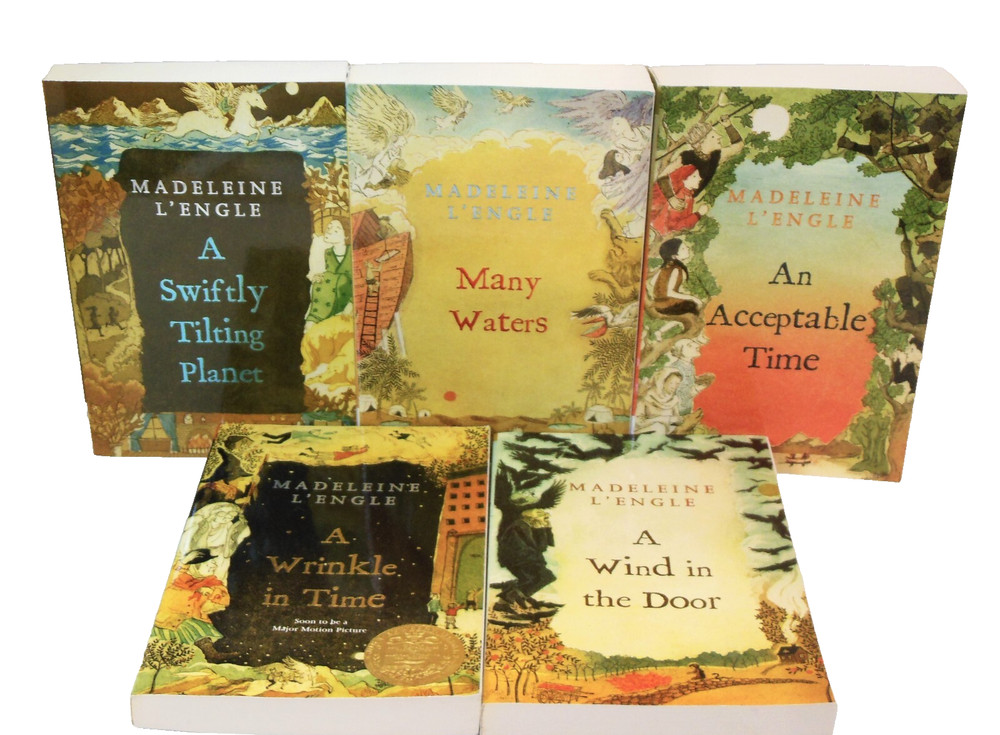 A Wrinkle in Time Series COMPLETE 5 Book LOT Madeleine L&rsquo;Engle ALL LN 2007 TPB