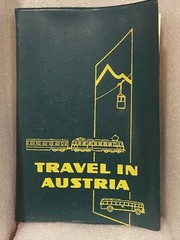 Vintage 6.5&Prime; Travel in Austria Book Vinyl Cover w/Fold Out Maps *Pre-Owned* BSDS