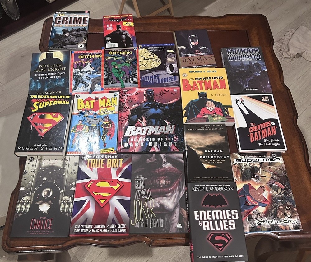 Assorted Marvel DC Universe Comic Book Heroes Lot (16) Batman Superman & More