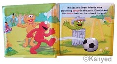 Sesame Street Zoe&rsquo;s Goal Sports Bubble Book (1 Pack) – Great For Bath Time – New