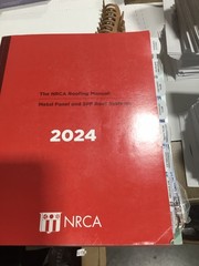 The NRCA Roofing Manual: Metal Panel and SPF Roof Systems 2024 Book USED