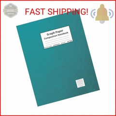 Graph Paper Composition Notebook, 5 x 5 Quad Ruled, 100 Pages: 8.5 in x 11 in (2
