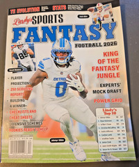 Fantasy Football 2026 by Lindy&rsquo;s Sports -Player Projections-250 Scouting Reports
