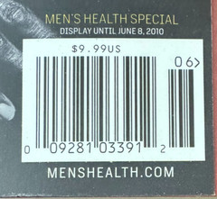 Men&rsquo;s Health Nutrition Guide 2010 – OLD NEW STOCK – NEVER BEEN READ – 176 Pages
