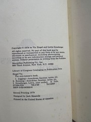 The Non-Runner’s Book Vic Ziegel & Lewis Grossberger 2nd Printing 1978 Lifestyle