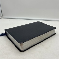 Amplified Bible Zondervan 1987 Bonded Leather Navy Blue Excellent