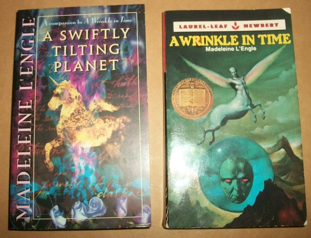 Madeleine L&rsquo;Engle v 1&3 Murry A Swiftly Tilting Planet Wrinkle Time PB lot 2 VG