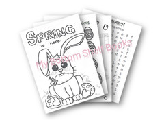 DIGITAL CONTENT- 2025 Spring Coloring & Activity Book-32 Pages *PRINTING REQ&rsquo;D*