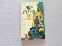 « Lords of Atlantas » Vintage Science Fiction Book Wallace West 1963 Unread Copy