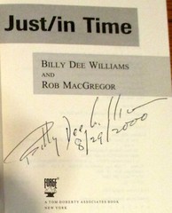 2000 Just/in Time by Billy Dee Williams SIGNED H/C D/J 317 Pages RARE