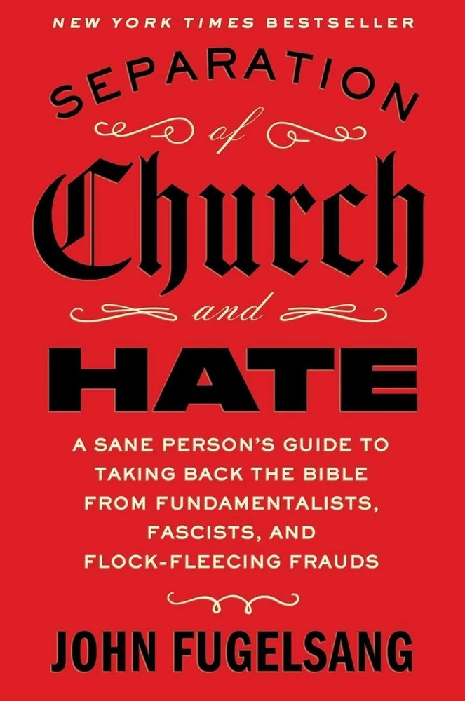Separation of Church and Hate By John Fugelsang Paperback Brand New Free Ship