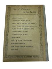 Andersen&rsquo;s Fairy Tales Cassell&rsquo;s Library for Little People Book IV Vintage