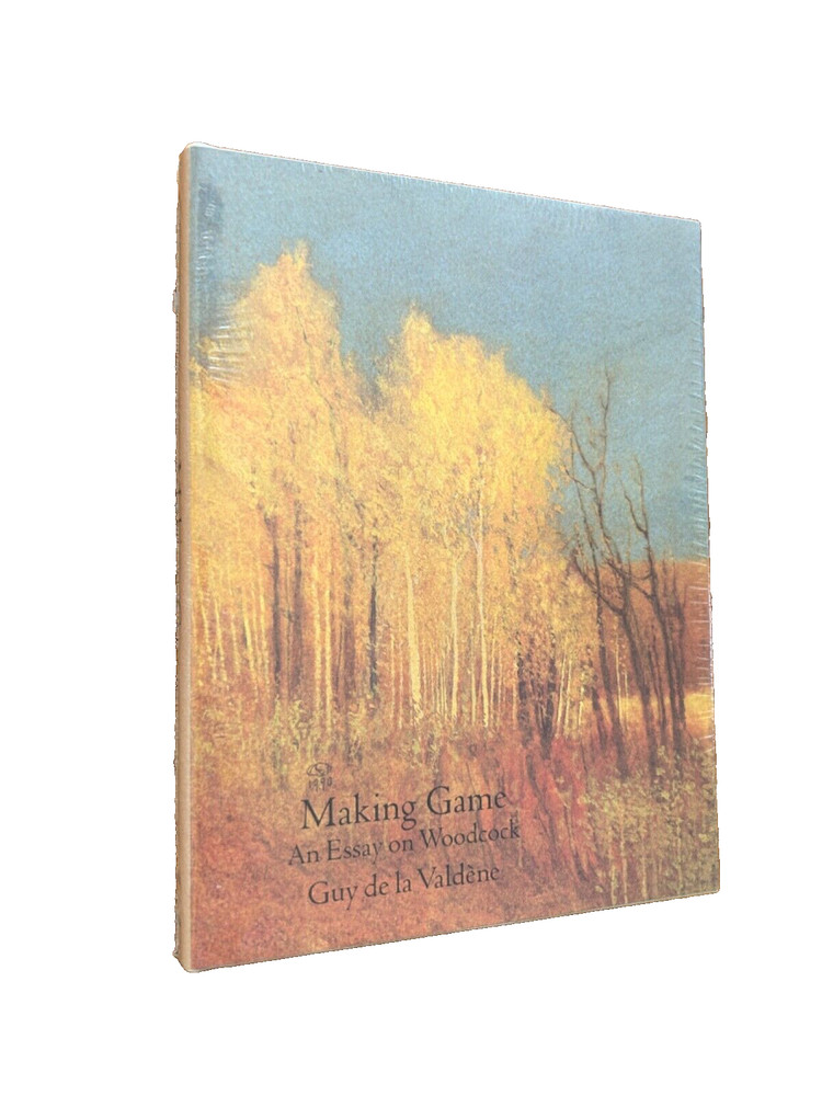 Rare Clark City Press 1st Edition « Making Game » Guy de la Valdene: NEW HARDBACK