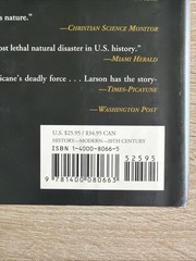 SIGNED Erik Larson THUNDERSTRUCK 2006 Crown, NY First Edition/Printing HC/DJ