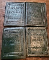 100 yr Old Antique Little Leather Library Books 1920&rsquo;s Redcroft Pick Your Title