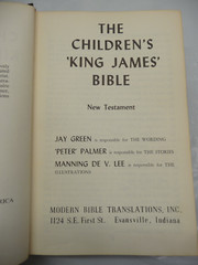 The Children&rsquo;s King James Bible New Testament 1960 Modern Translation