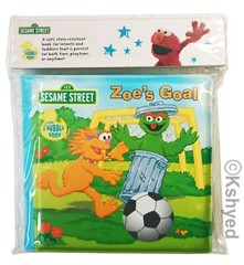 Sesame Street Zoe&rsquo;s Goal Sports Bubble Book (1 Pack) – Great For Bath Time – New