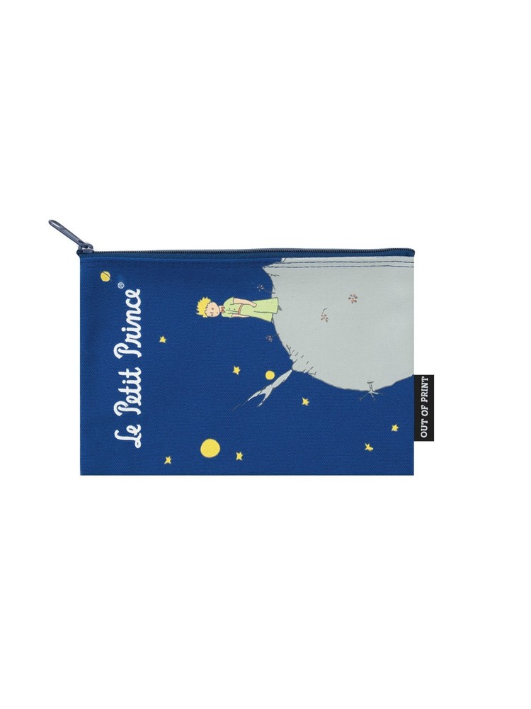 The Little Prince Pouch, 9&Prime; W x 6&Prime; H, 100% cotton canvas, Zipper enclosure