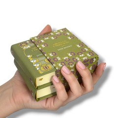 Orgullo y Prejuicio miniature book 2-vol set gold foil stamping 900pg slipcase