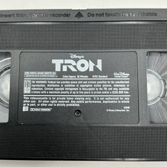 Vintage Disney&rsquo;s TRON 20th Anniversary Collector&rsquo;s Edition Black VHS 2002