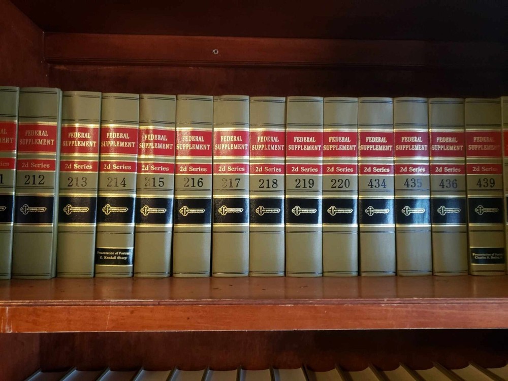 West&rsquo;s Federal Supplement Law Books – Lot of 10 – multiple lots Free Shipping