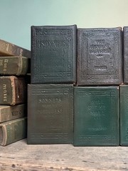 100 yr Old Antique Little Leather Library Books 1920&rsquo;s Redcroft Pick Your Title