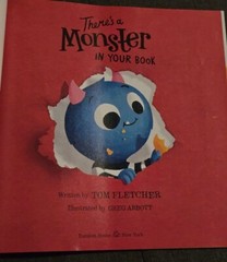 Children&rsquo;s Book, Unbranded, Monster in Your Book, Blue
