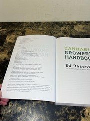CANNABIS GROWER&rsquo;S HANDBOOK: A COMPLETE GUIDE By Ed Rosenthal – Good Condition