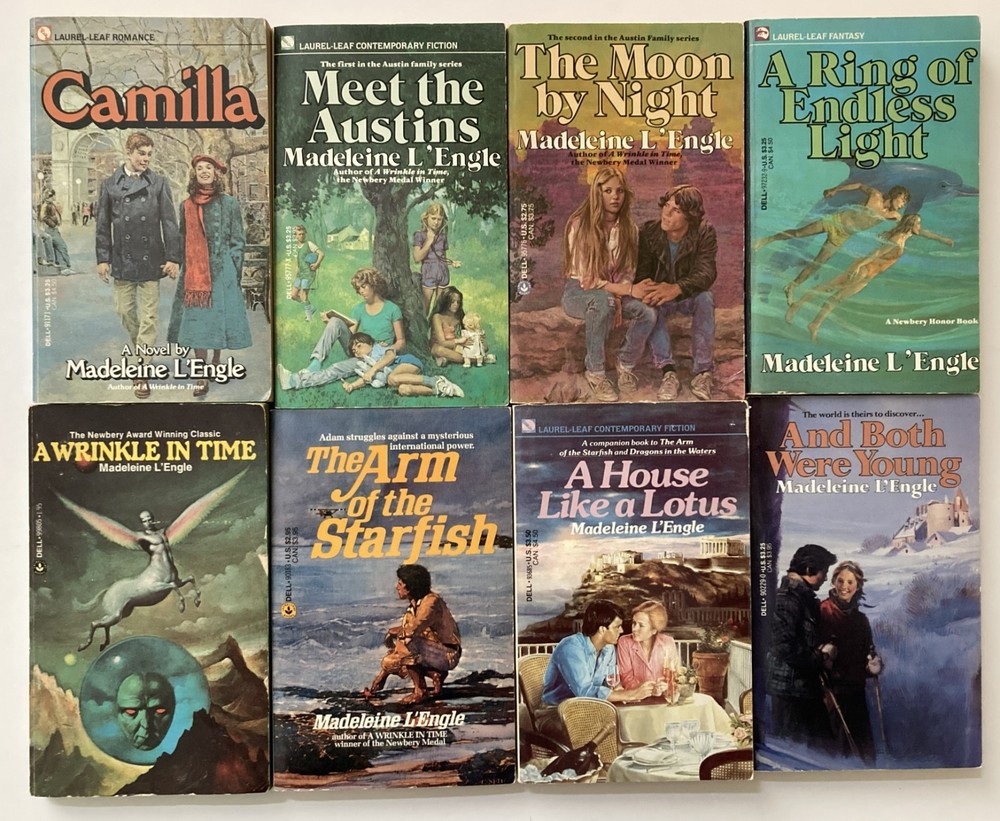 VTG Madeleine L&rsquo;Engle Lot 8 PB Dell Laurel Leaf 1980s A Wrinkle in Time Austins+