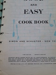 Betty Crocker&rsquo;s Good & Easy Cook Book 1954 1000 recipes 256 pages 1st Edition