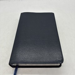 Amplified Bible Zondervan 1987 Bonded Leather Navy Blue Excellent