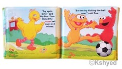 Sesame Street Zoe&rsquo;s Goal Sports Bubble Book (1 Pack) – Great For Bath Time – New