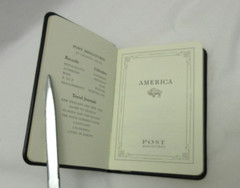 APPALACHIAN TRAIL 3×4&Prime; MINI Guide Leather Cover Notes w Maps Info 160 Pgs Black