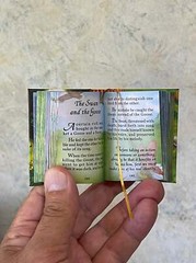 new Aesop&rsquo;s Fables mini book 2.60&Prime; H hardcover Illustrated 435 pages great gift