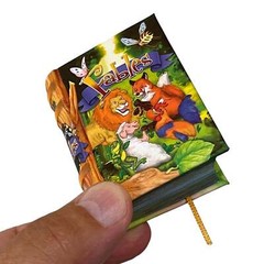 new Aesop&rsquo;s Fables mini book 2.60&Prime; H hardcover Illustrated 435 pages great gift