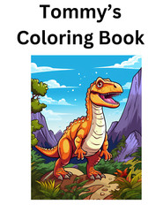 « Cute Dinosaur Coloring Book – Perfect Gift for Kids Who Love Dinosaurs »