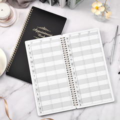 Salon Appointment Book – 15 Min Increments, 3 Cols, 200 Pages, 6.1 » X 11.54 »,