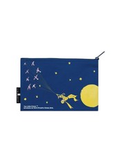 The Little Prince Pouch, 9&Prime; W x 6&Prime; H, 100% cotton canvas, Zipper enclosure
