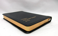 APPALACHIAN TRAIL 3×4&Prime; MINI Guide Leather Cover Notes w Maps Info 160 Pgs Black