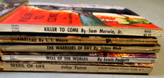 11-1950&rsquo;S SCIENCE FICTION SCI-FI ALIEN-PULP PAPERBACK BOOK-FEAR- L.RON HUBBARD