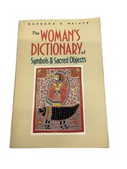 Vintage Woman&rsquo;s Dictionary Symbols & Sacred Objects Walker Harper Tan PB 1988