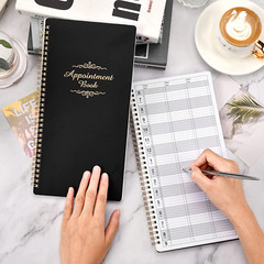 Salon Appointment Book – 15 Min Increments, 3 Cols, 200 Pages, 6.1 » X 11.54 »,