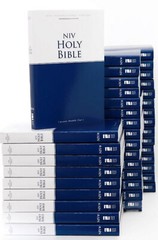 NIV Bible Blue « 20 OUTREACH BIBLES » Wholesale Bibles BRAND NEW in Shrink Wrap!!
