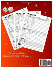 Yatzee Score Pads: Large Print Score Book with Size 8.5 x 11 inches for…