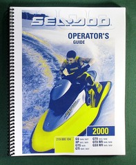 2000 SeaDoo GS / GSX / GTI / GTS / GTX Operator&rsquo;s Manual with Protective Covers