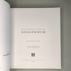 Guggenheim Museum paperback edition — 1991 exhibition collection volume