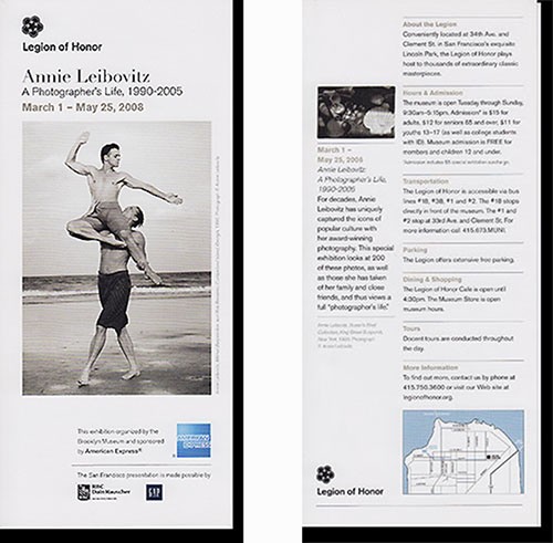 Exhibition Announcement: Annie Leibovitz: A Photographer&rsquo;s Life 1990-2005