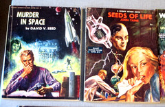 11-1950&rsquo;S SCIENCE FICTION SCI-FI ALIEN-PULP PAPERBACK BOOK-FEAR- L.RON HUBBARD