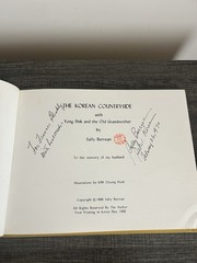 Sally Berrean ‘The Korean Countryside & Yong Shik Old Grandmother’-Two Books