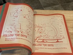 Vintage 1980 Santa&rsquo;s Big Fun Book of Activities Stories Puzzles 512 Pages Unused